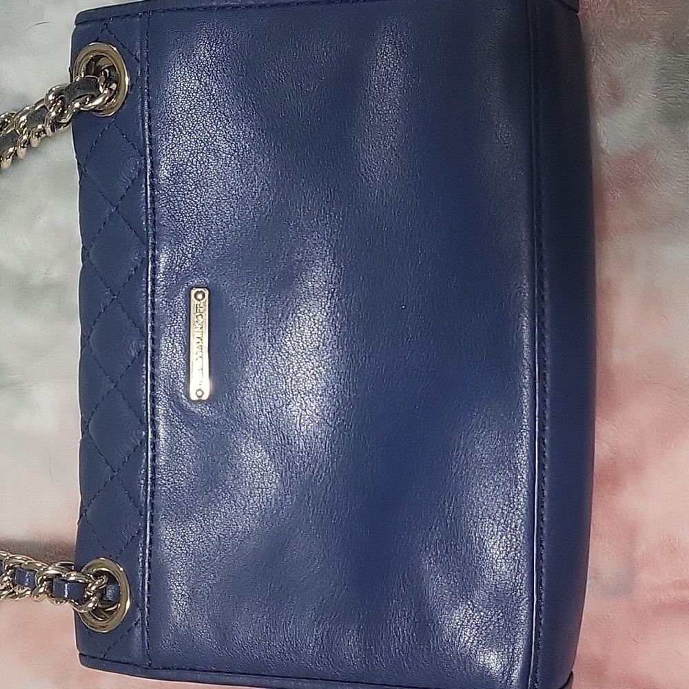 BEAUTIFUL REBECCA MINKOFF BLUE  CROSSBODY BAG - Picture 4 of 10